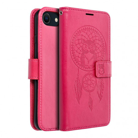 Apple iPhone SE 2022 5G Portefeuilles MEZZO Book Capteurs de rêve  Magenta