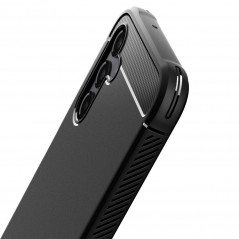 Samsung Galaxy A14 5G Coque Spigen Armor Fibre de carbone, Élégant  Noir