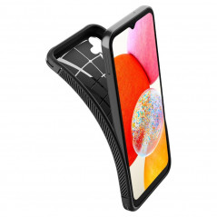 Samsung Galaxy A14 5G Coque Spigen Armor Fibre de carbone, Élégant  Noir