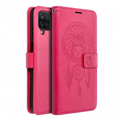 Samsung Galaxy A12 Portefeuilles MEZZO Book Capteurs de rêve  Magenta