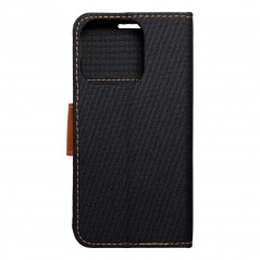 Apple iPhone 15 Pro Portefeuilles Canvas Book Noir