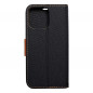 Apple iPhone 15 Pro Max Portefeuilles Canvas Book Noir