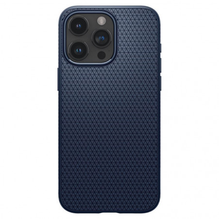 Apple iPhone 15 Pro Coque Spigen  Liquid Air Bleu marine