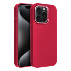 Apple iPhone 15 Pro Coque FRAME Élégant  Magenta
