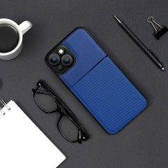 Apple iPhone 15 Pro Coque Noble Bleu