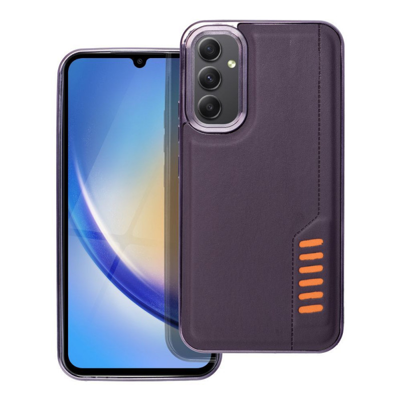 Samsung Galaxy A34 Coque MILANO Pourpre foncé