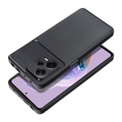 XIAOMI Redmi Note 12 Pro Plus 5G Coque Carbon premium Élégant  Noir