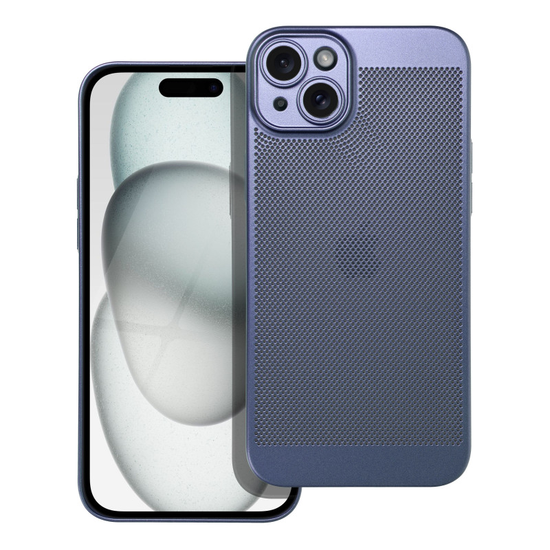 Apple iPhone 15 Plus Coque Breezy Bleu
