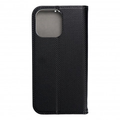 Apple iPhone 15 Pro Max Portefeuilles Smart Case Book Noir