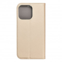 Apple iPhone 15 Pro Max Portefeuilles Smart Case Book Or
