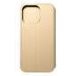 Apple iPhone 15 Pro Max Portefeuilles Dual Pocket book Or