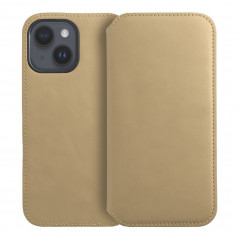 Apple iPhone 15 Pro Max Portefeuilles Dual Pocket book Or