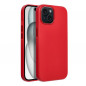 Apple iPhone 15 Coque Leather Mag Cover Élégant  MagSAFE  Rouge