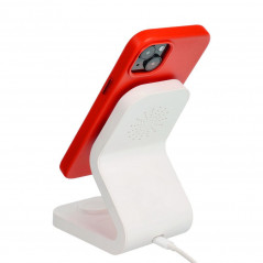 Apple iPhone 15 Coque Leather Mag Cover Élégant  MagSAFE  Rouge