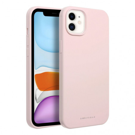 Apple iPhone 11 Coque Roar Cloud-Skin Rose clair