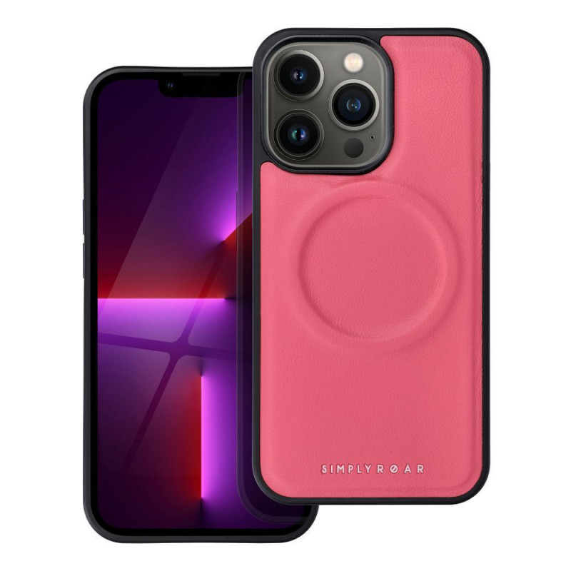 Apple iPhone 13 Pro Coque Roar Mag Morning Élégant  MagSAFE  Rose vif