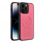 Apple iPhone 14 Pro Max Coque Roar Mag Morning Élégant  MagSAFE  Rose vif