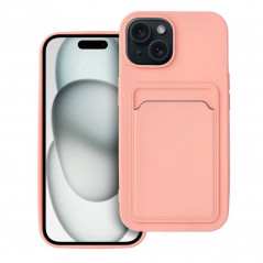 Apple iPhone 15 Coque Card Rose