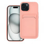 Apple iPhone 15 Coque Card Rose
