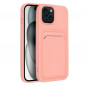 Apple iPhone 15 Coque Card Rose