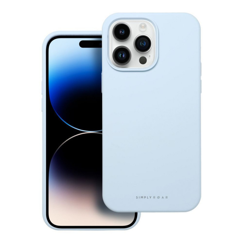 Apple iPhone 14 Pro Max Coque Roar Cloud-Skin Bleu clair