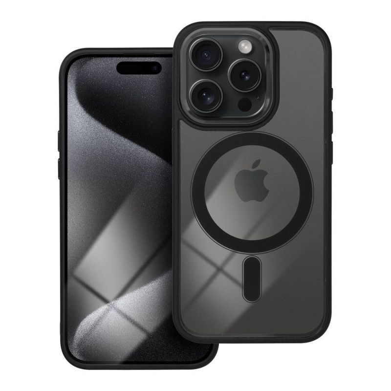 Apple iPhone 15 Pro Coque Color Edge Mag MagSAFE  Noir