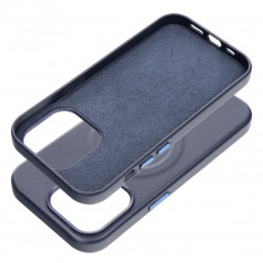 Apple iPhone 14 Pro Coque Roar Leather Mag Élégant  MagSAFE  Marine
