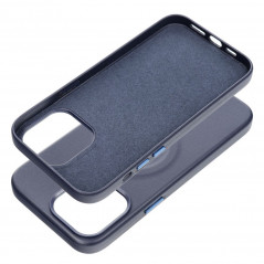 Apple iPhone 14 Pro Max Coque Roar Leather Mag Élégant  MagSAFE  Marine