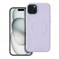 Apple iPhone 15 Plus Coque Roar Leather Mag Élégant  MagSAFE  Violet (Purple)