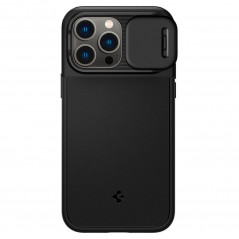 Apple iPhone 14 Pro Coque Spigen Optik Armor Noir