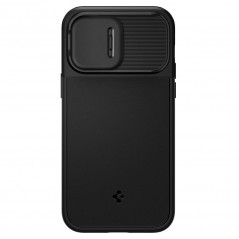 Apple iPhone 14 Pro Coque Spigen Optik Armor Noir