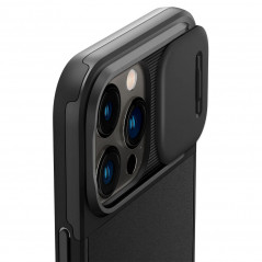 Apple iPhone 14 Pro Coque Spigen Optik Armor Noir