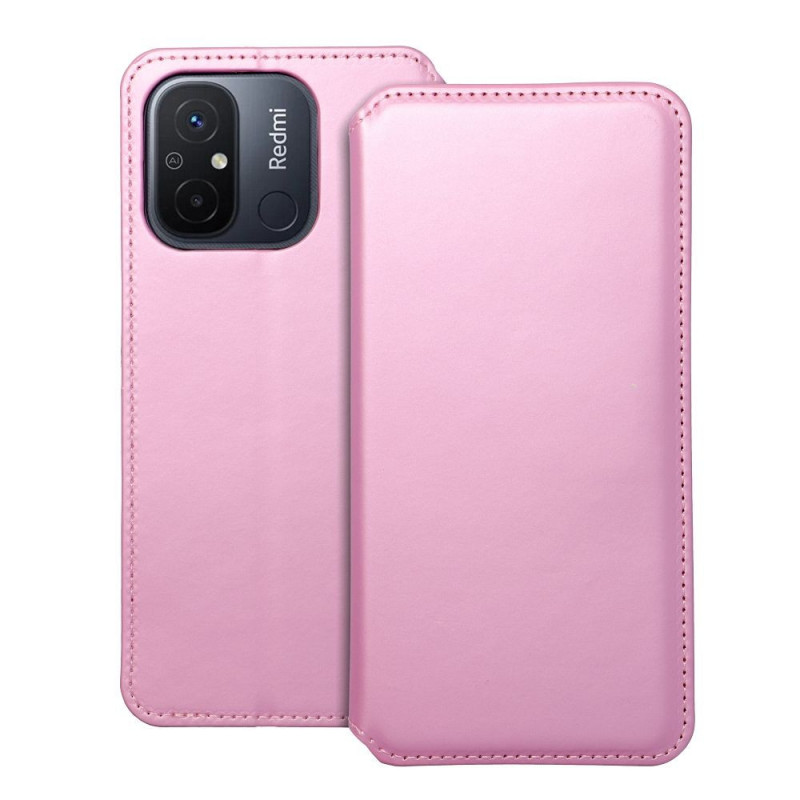XIAOMI Redmi 12C Portefeuilles Dual Pocket book Rose clair 