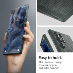 Samsung Galaxy S23 Ultra 5G Coque Spigen  Liquid Air Vert abysses