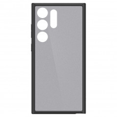 Samsung Galaxy S23 Ultra 5G Coque Spigen Ultra Hybrid Clair comme du cristal  Noir givré