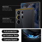 Samsung Galaxy S23 Ultra 5G Coque Spigen Ultra Hybrid Clair comme du cristal  Noir givré