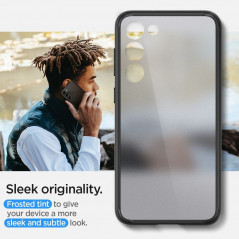 Samsung Galaxy S23 Plus 5G Coque Spigen Ultra Hybrid Clair comme du cristal  Noir givré