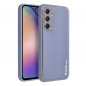Samsung Galaxy A54 Coque Leather Bleu