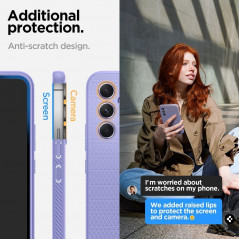 Samsung Galaxy A54 Coque Spigen  Liquid Air Violet impressionnant