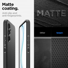 Samsung Galaxy A54 Coque Spigen  Liquid Air Noir mat