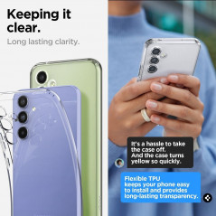 Samsung Galaxy A54 Coque Spigen Liquid Crystal Clair comme du cristal  Transparent