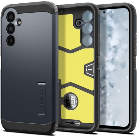 Samsung Galaxy A54 Coque Spigen Tough Armor Ardoise métallique