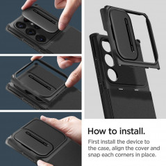 Samsung Galaxy S23 Ultra 5G Coque Spigen Armor Noir