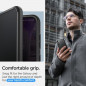 Samsung Galaxy S23 5G Coque Spigen Ultra Hybrid Clair comme du cristal  Noir mat