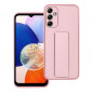 Samsung Galaxy A14 LTE Coque LEATHER Case Kickstand Rose