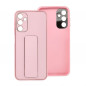 Samsung Galaxy A14 5G Coque LEATHER Case Kickstand Rose