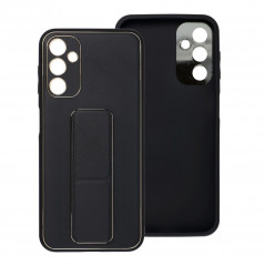 Samsung Galaxy A14 LTE Coque LEATHER Case Kickstand Noir