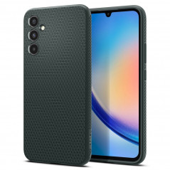 Samsung Galaxy A34 Coque Spigen  Liquid Air Vert abysses