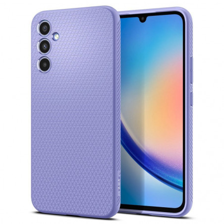 Samsung Galaxy A34 Coque Spigen  Liquid Air Violet impressionnant