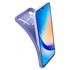 Samsung Galaxy A34 Coque Spigen  Liquid Air Violet impressionnant